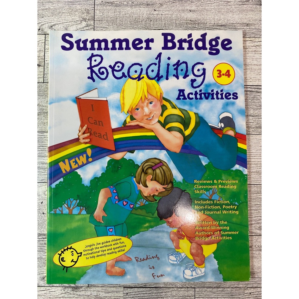 Summer Bridge Reading Activities Grade 3-4 Fisher Hobbs 1999 Homeschool